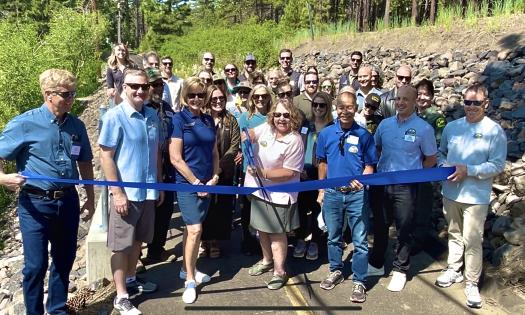 Read TCPUD Ribbon Cutting Celebrates Reopening of North Shore Trail 